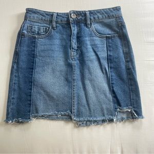 Unpublished Two-Toned Denim Skirt size 26